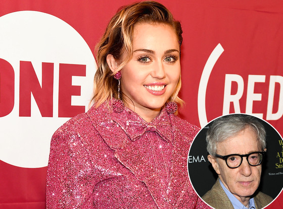 Miley Cyrus, Woody Allen Miley Cyrus, Woody Allen